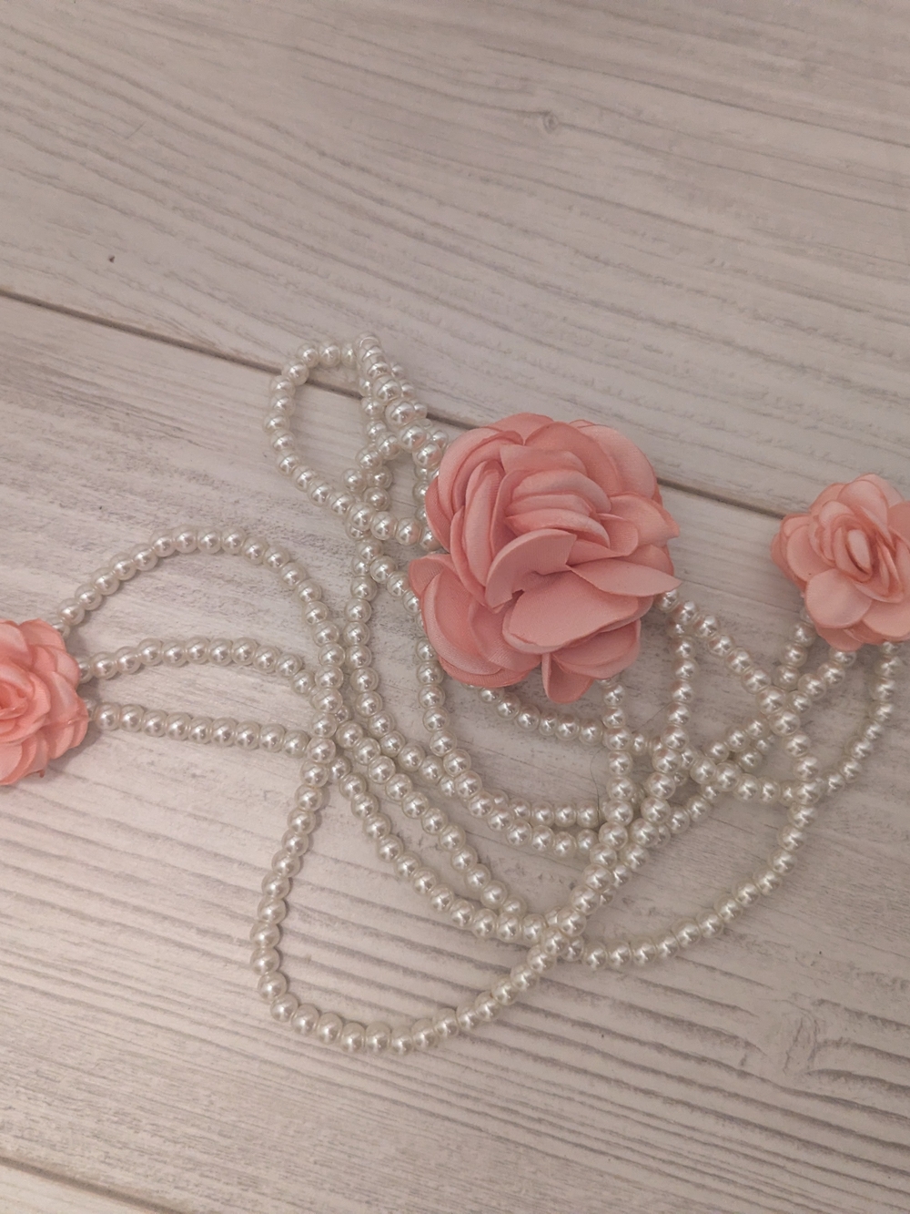 Lacemade Pink Floral Pearl-Trim Corset - Picture 3 of 7